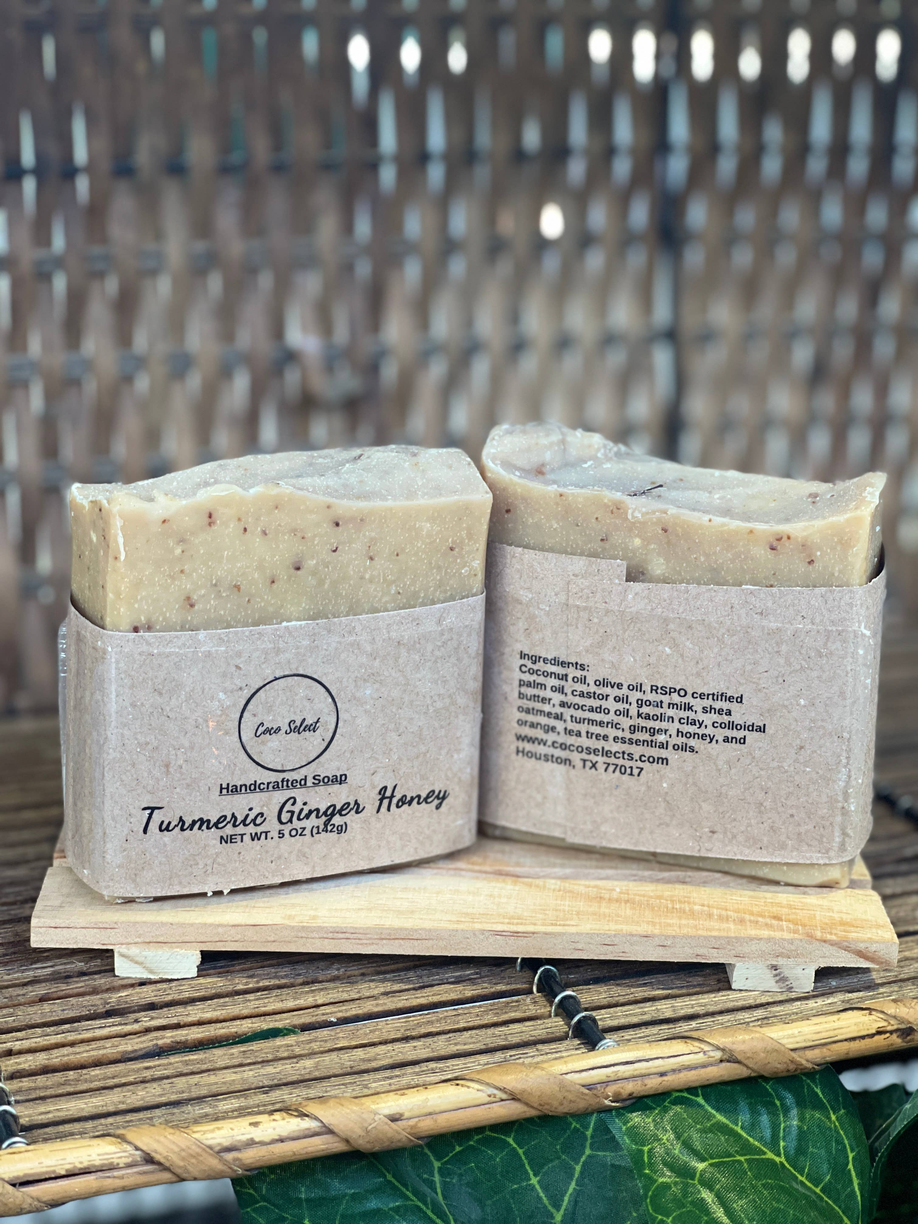 Coco Select - Wholesale Bar Soap - Turmeric Ginger Honey0