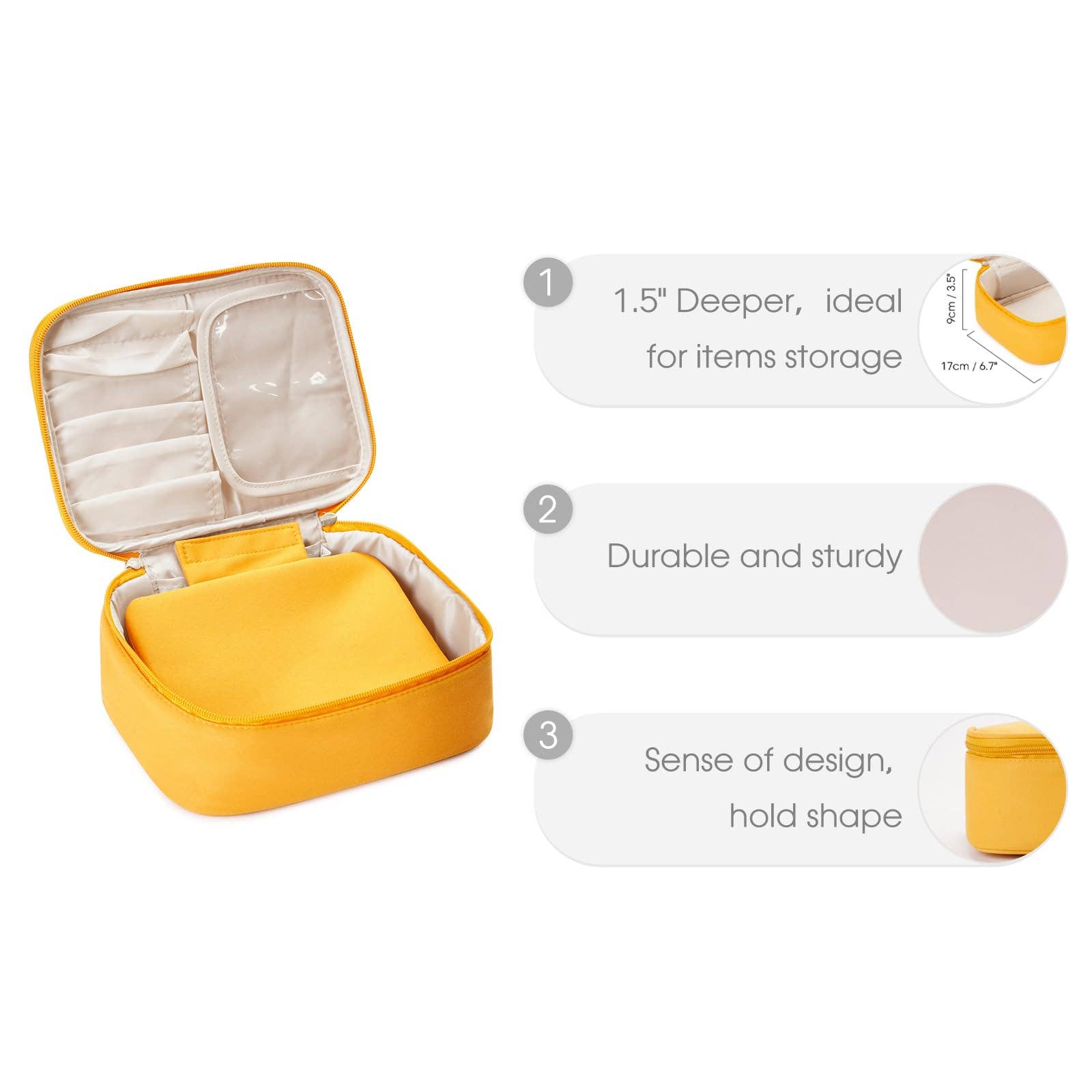 wandf - Vente Trousses de maquillage/cosmétique - Trousse à cosmétiques Narwey NW5122, trousse de maquillage de voyage51