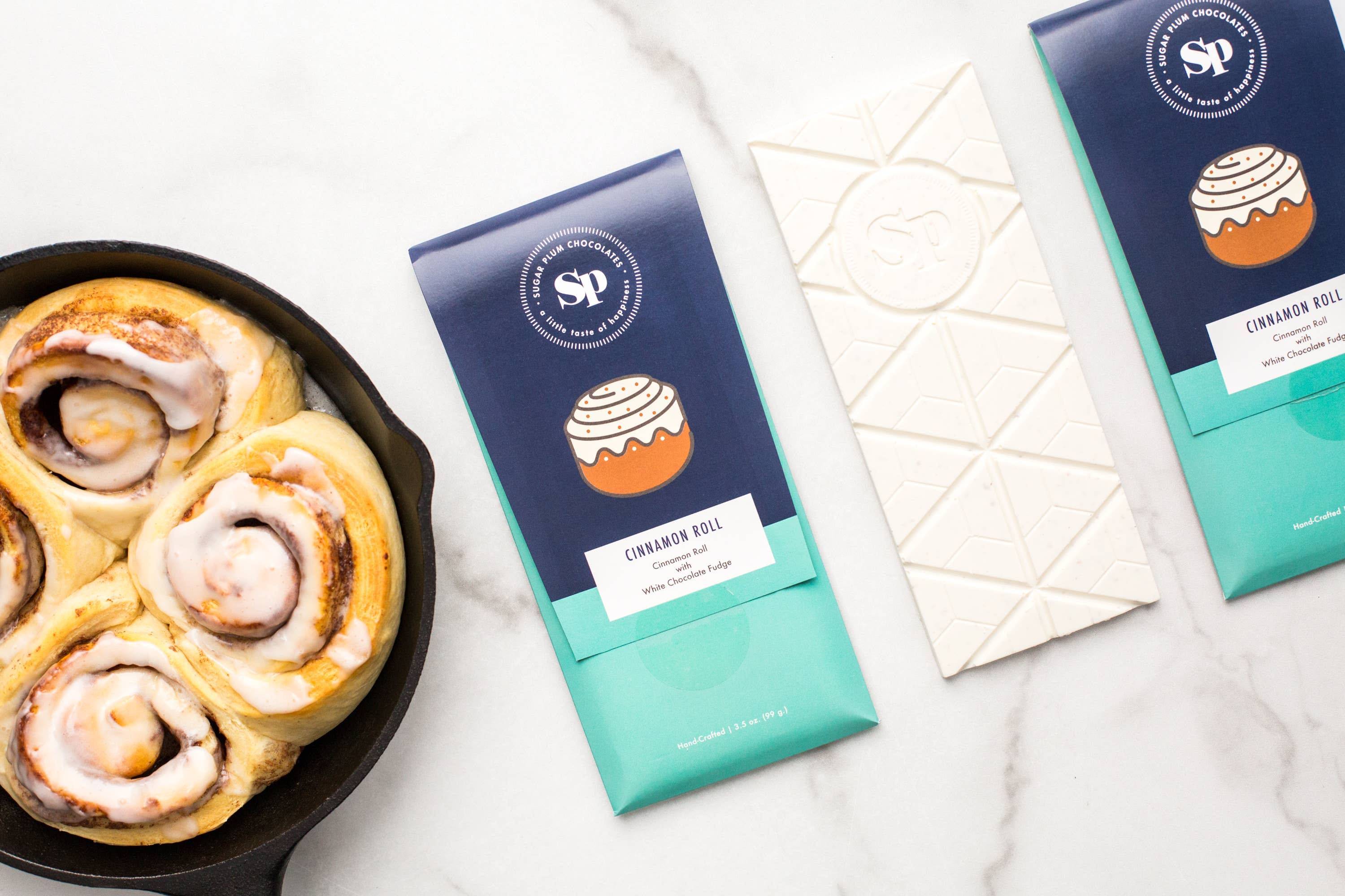 Sugar Plum Chocolates - Wholesale Chocolate Bar - Sugar Plum Chocolates Cinnamon Roll Candy Bar5