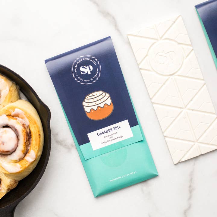 Sugar Plum Chocolates - Wholesale Chocolate Bar - Sugar Plum Chocolates Cinnamon Roll Candy Bar5