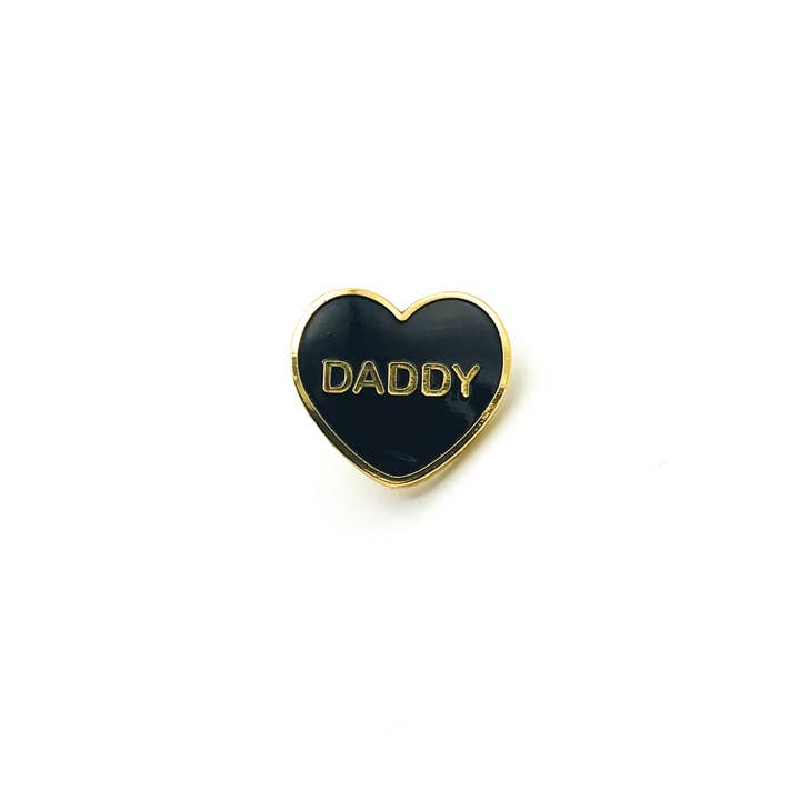 Daddy (Gold) Candy Heart for wholesale by Yesterdays