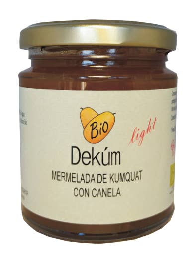 Extra Bio Light Kumquatmarmelade mit Zimt für den Großhandel von DEKÚM