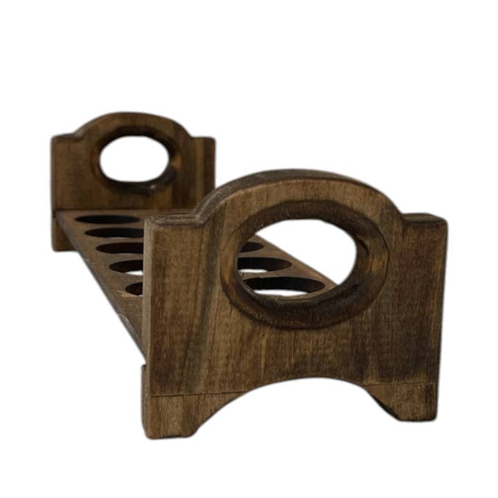 Rustic Haven Decor - Vente Coquetier - Support à Œufs en Couches pour Comptoir - Étagère en Bois Empilable.4