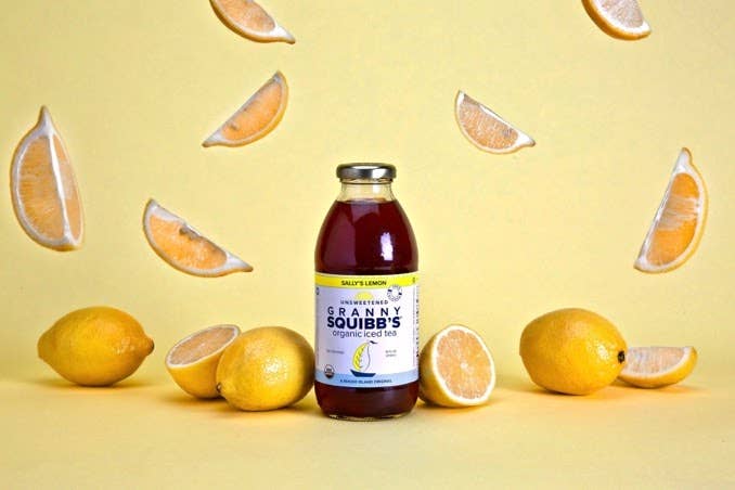 Granny Squibb's Organic Iced Tea - Wholesale Iced tea - Iced Tea- Sally's Lemon Unsweetened Organic