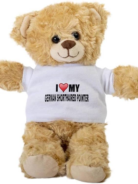 I Love my German Shorthaired Pointer Teddy Bear for wholesale by CustomHappy
