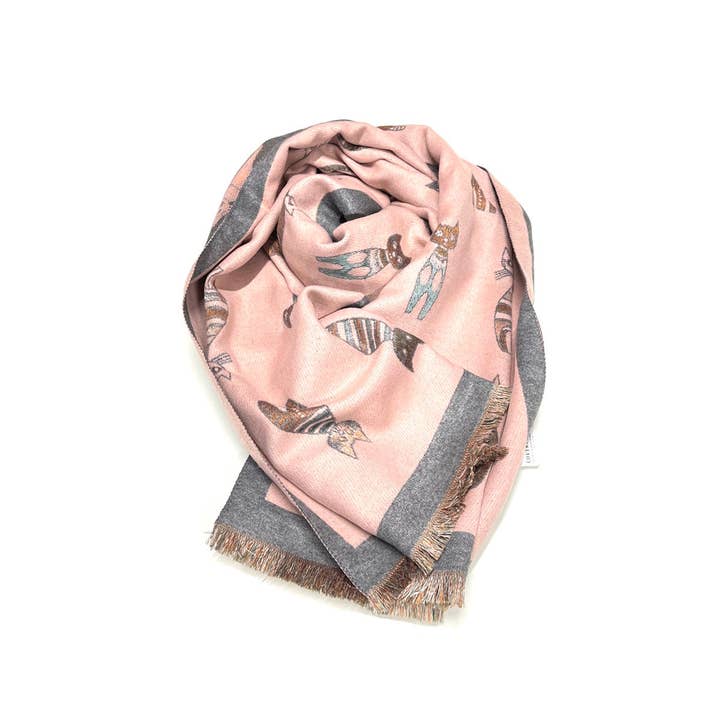 Suie Valentini srl - Wholesale Scarf - Women's - Cashmere Touch Double Face Scarf with Gift Bag – Coveri Collection Winter Fashion Accessory, 2530074