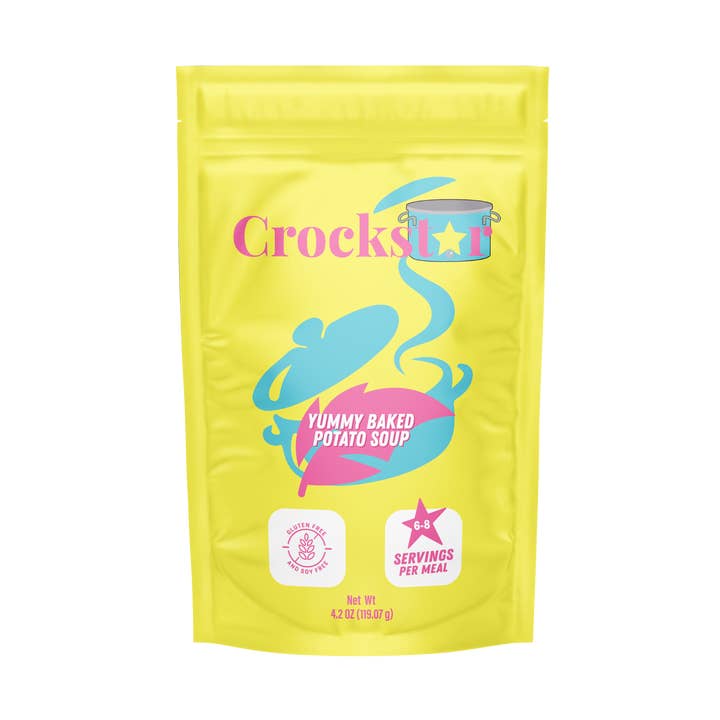 Délicieuse soupe de pommes de terre au four pour la vente par Crockstar Dinner Club
