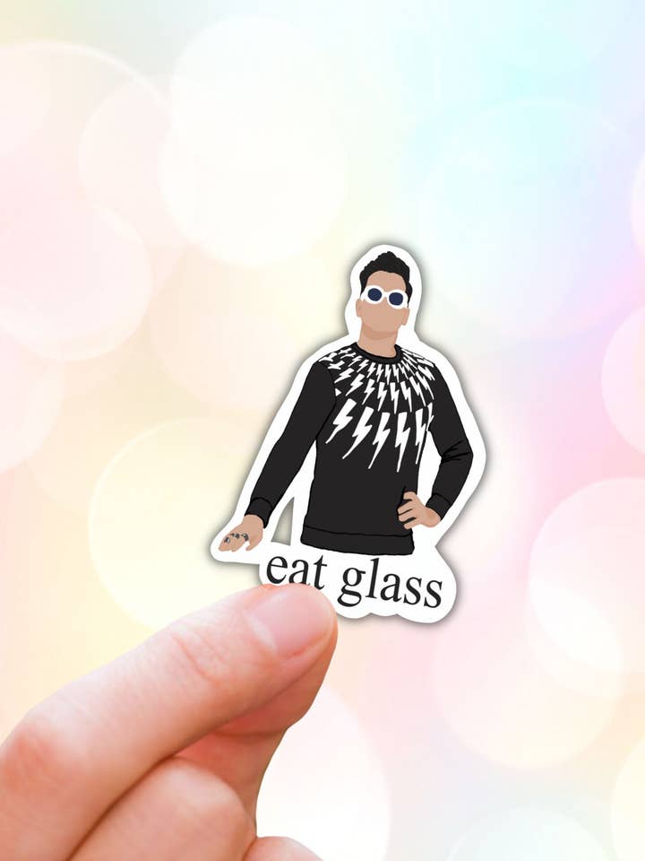 Autocollant en vinyle David pop culture, autocollants résistants à l'eau pour la vente par Lalatina Shop