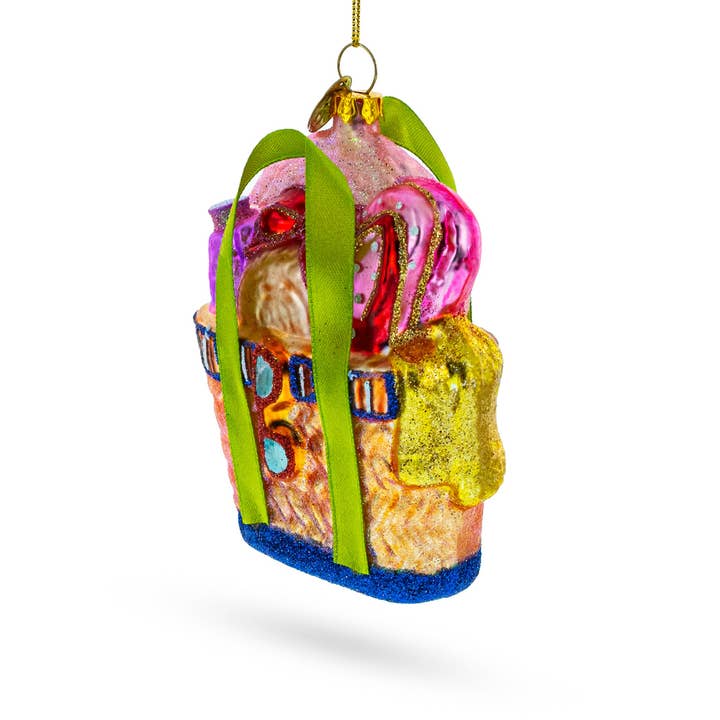 BestPysanky - Wholesale Ornament - Beach Season Bag Glass Ornament1