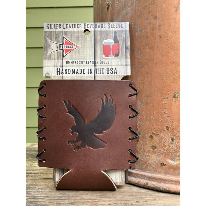 Leather Koozie - Eagle for wholesale by Jimmyrockit