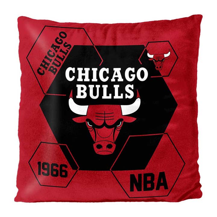 NBA Bulls CONNECTOR - Velvet Pillow for wholesale by The Northwest Group