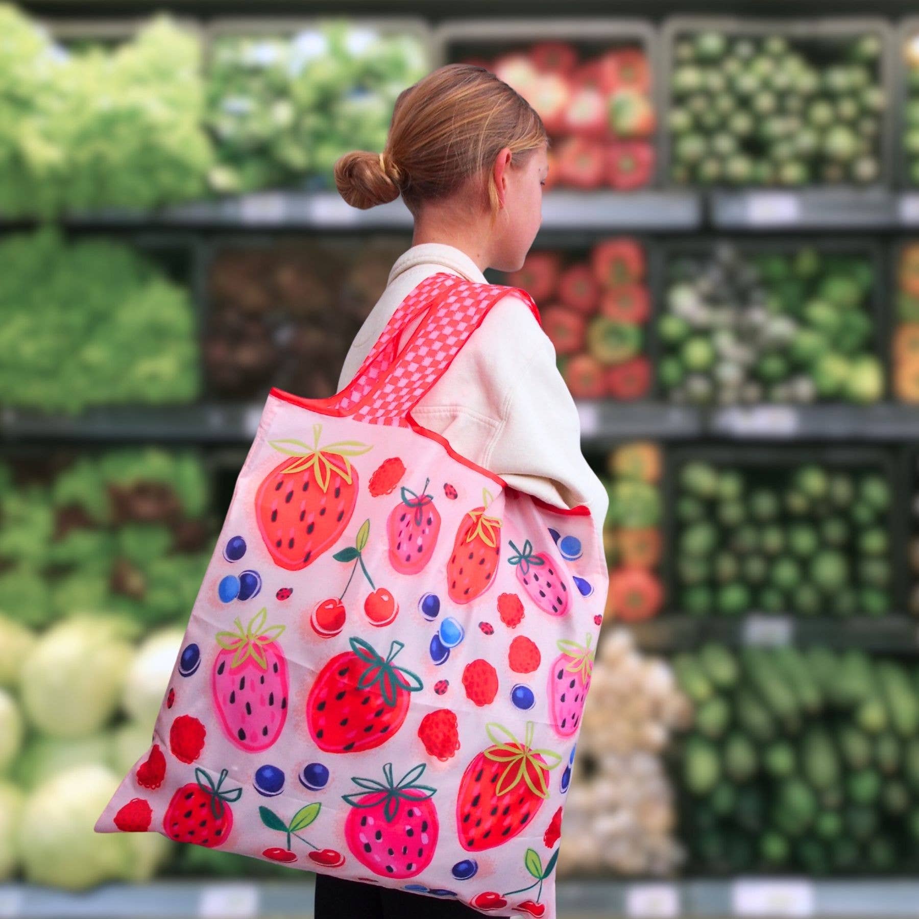 Diesel & Dutch - Vente Sacs de course/à provisions - Sacs de courses 100 % recyclés Fresh Finds - Plateau de 16 pièces assorties7