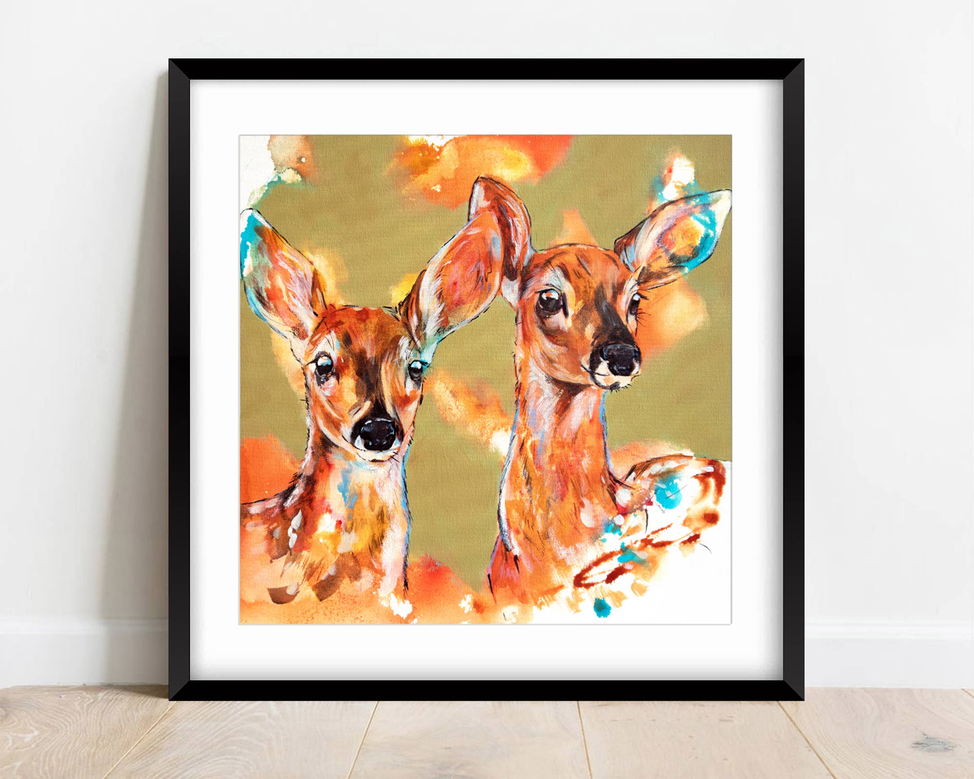 Whitehouse Art – Impressão artística por atacado – Deer Art - Decoração de Berçário, Impressão de Vida Selvagem, pintura moderna0