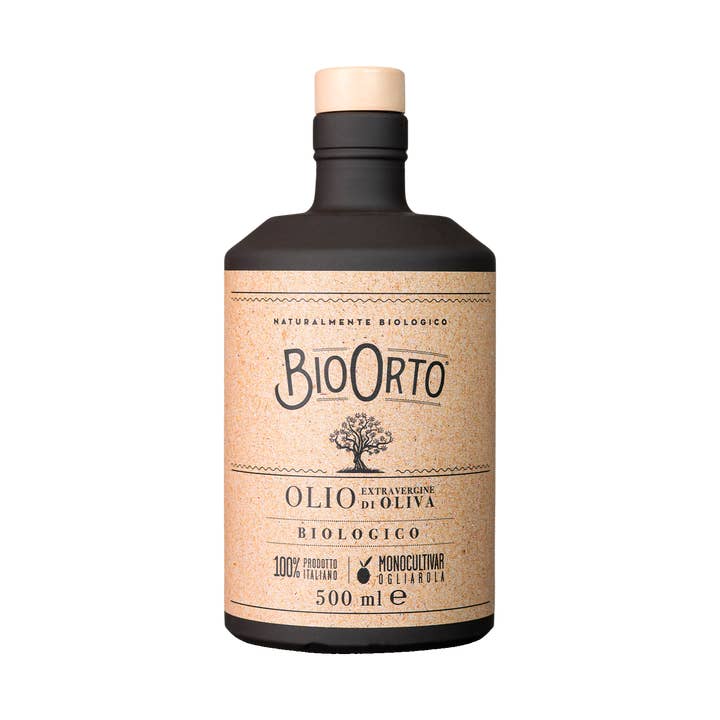 Ogliarola Organic Monocultivar Oil - 500ml for wholesale by Bio Orto Società Cooperativa Agricola