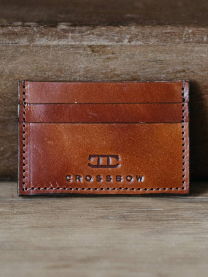 FUNDA DE TARJETAS DE CUERO AL POR MAYOR para venta al por mayor de Crossbow Leather