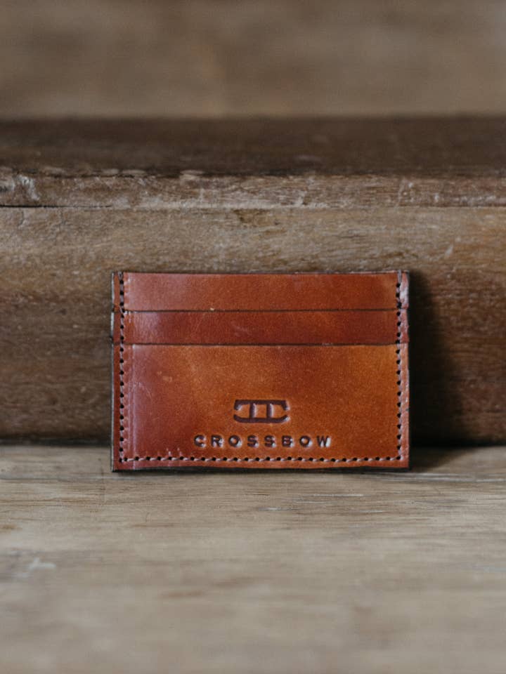 WHOLESALE LEATHER CARD SLEEVE for wholesale by Crossbow Leather