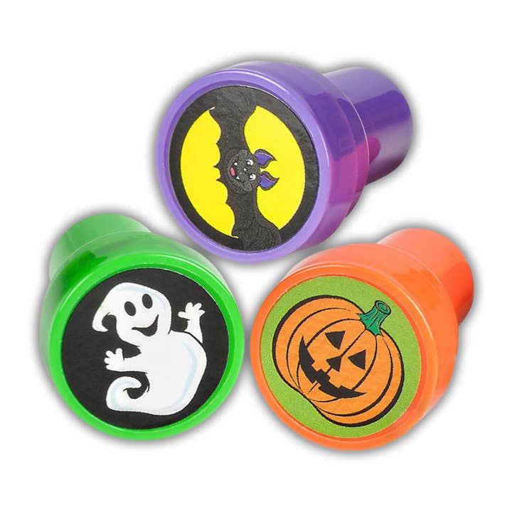 JSBlueRidge Toys - Wholesale Rubber/decorative stamp – Kids & baby - Halloween Stamper For Schooling Kids- Assorted2