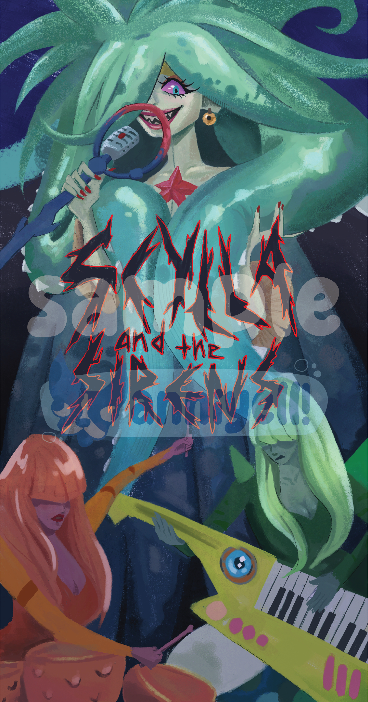 anniyell - Wholesale Art Print - scylla and the sirens Art Print1