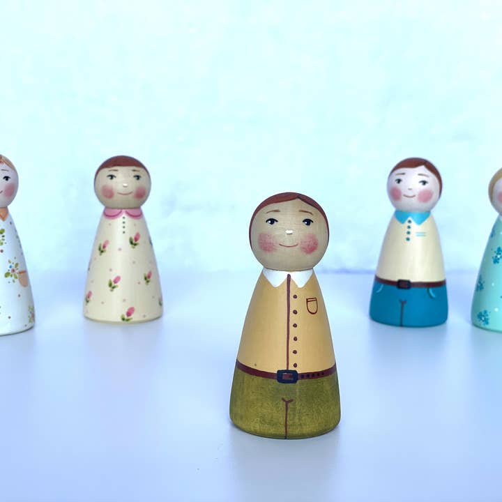 PoppyBabyCo - Wholesale Wood Toy - Kids - Wooden Peg Dolls Boy/Girl4