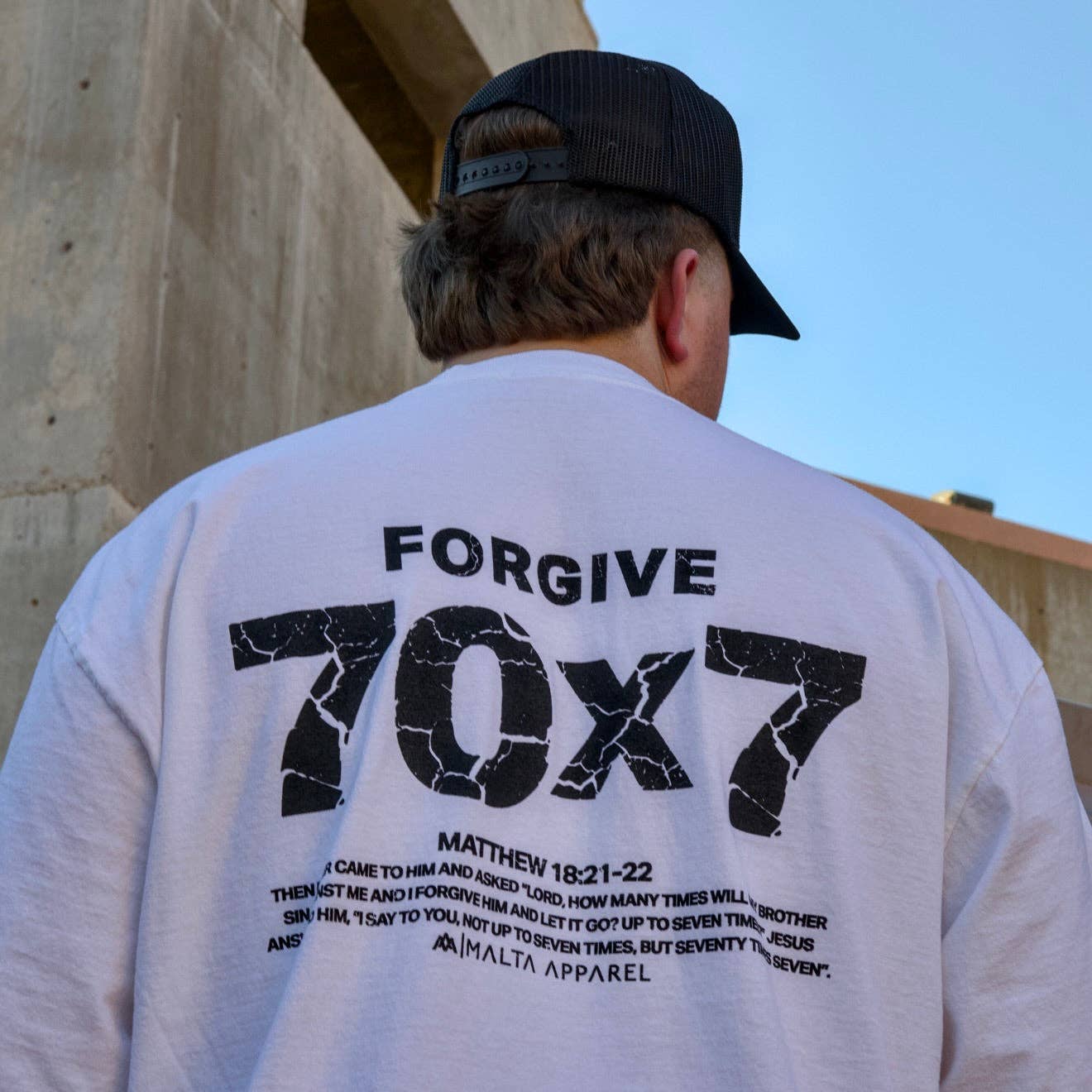 Malta Apparel LLC – Großhandel Hemd – Unisex – 70x7 Drop Shoulder T-Shirt (Super Oversized) - Weiß8