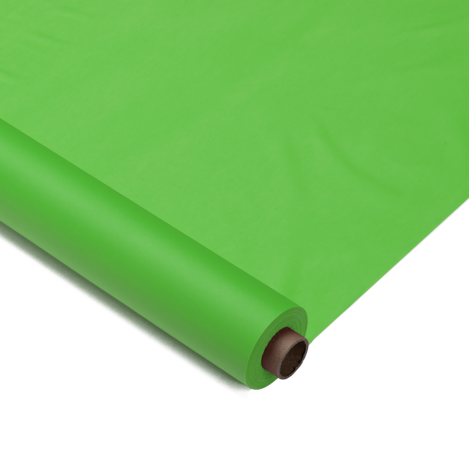 40 In. X 100 Ft. Lime Green Plastic Table Roll for wholesale on Faire0
