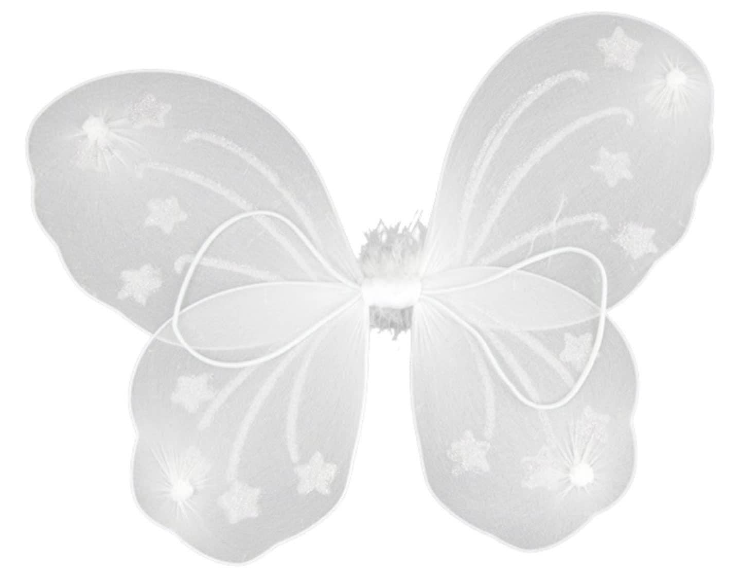 Topkids Accessories – wholesale Costume – Child – Angel Wings Fairy Butterfly Pixie Tinkerbell Fancy Dress Outfit Girls Dressing Up Costume Baby Toddler Kids Childs Small Tiny Mini Toy Fairywings Set Glitter22