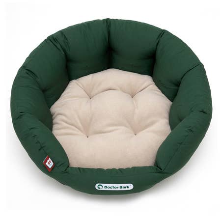 Doctor Bark - Vendita all'ingrosso Letto - Cani - Cuccia a cesta Doctor Bark beige - verde muschio2