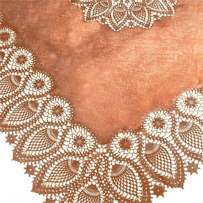 Rusty Lace Vinyl Waterproof Tablecloth 150 x 264 cm for wholesale by Fiorirà un giardino