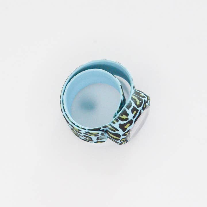 Feestbeest-kids – Großhandel Armbanduhr – Kinder – Uhr Leopard blau
