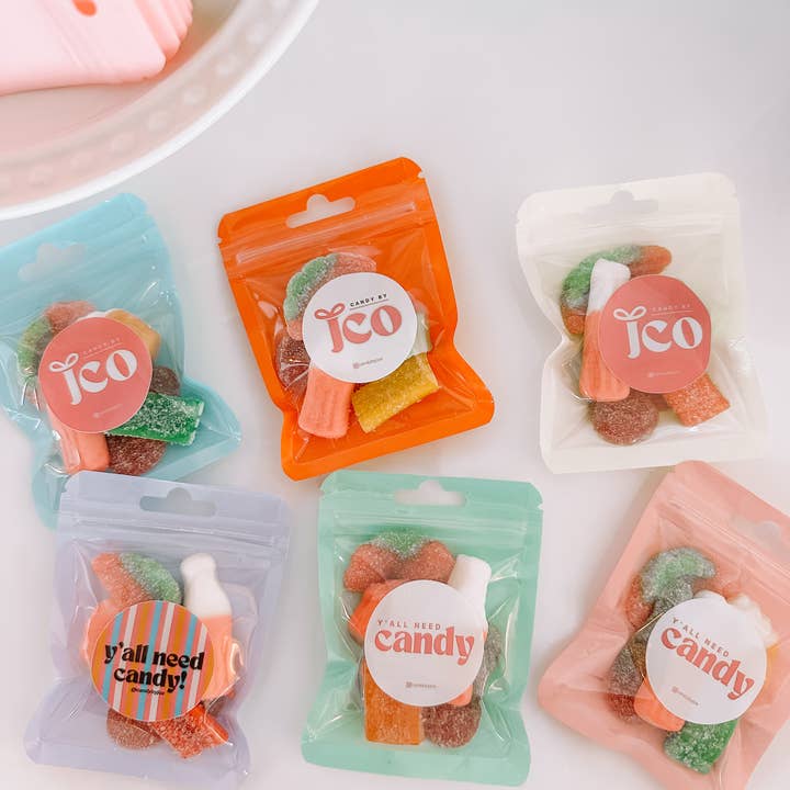 Candy by J.Co - Wholesale Gummy - Mini Pastel Feestpakketten {snoep ritstas}8