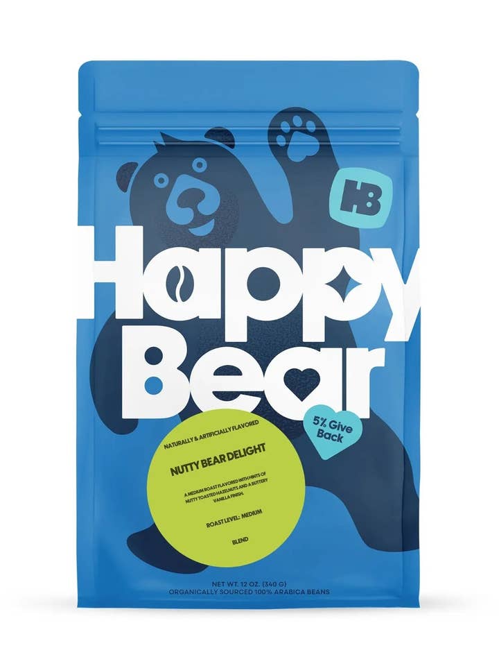 Nutty Bear Delight for wholesale by Happy Bear Coffee Company