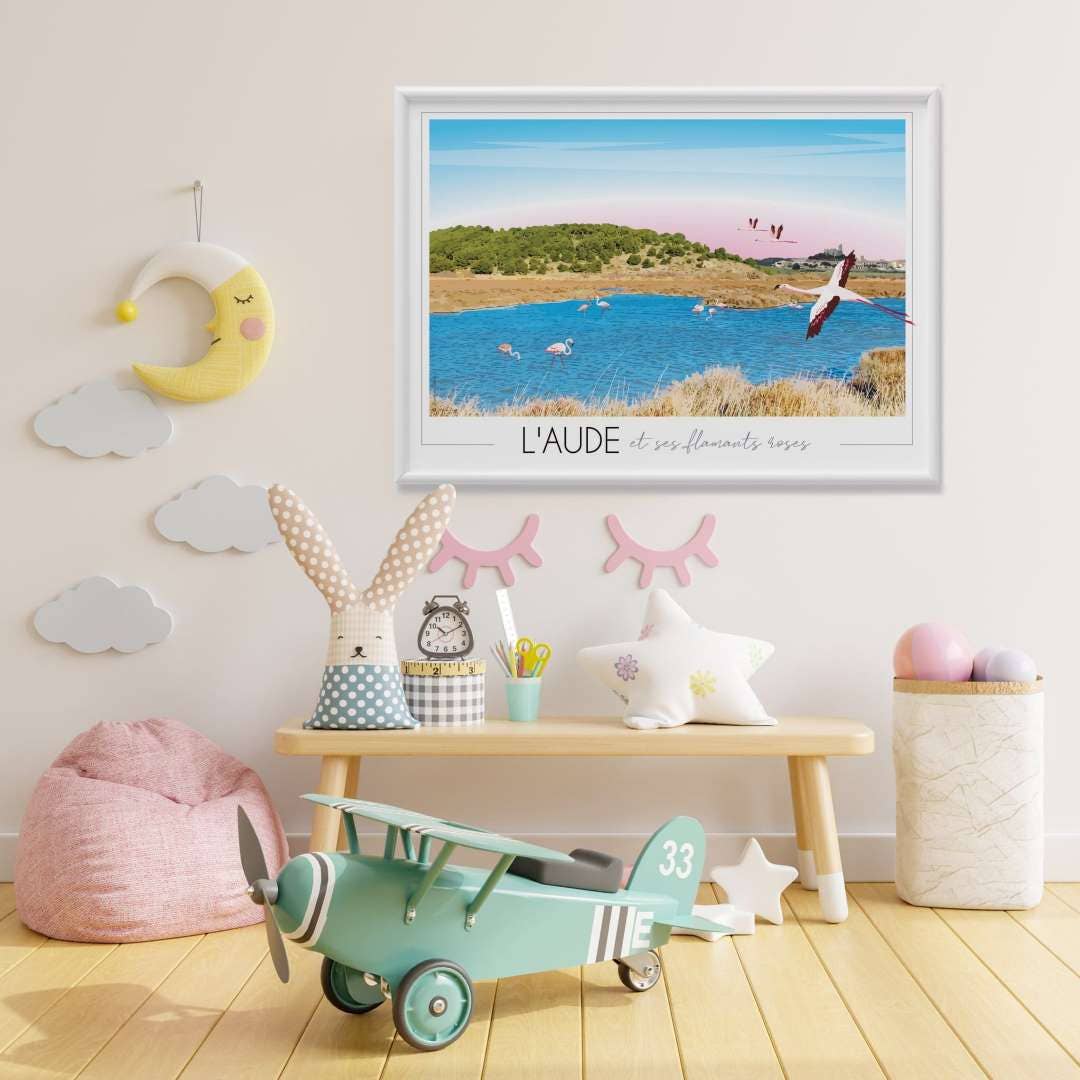 Foliove – wholesale Poster – Visar Aude och hennes flamingor1