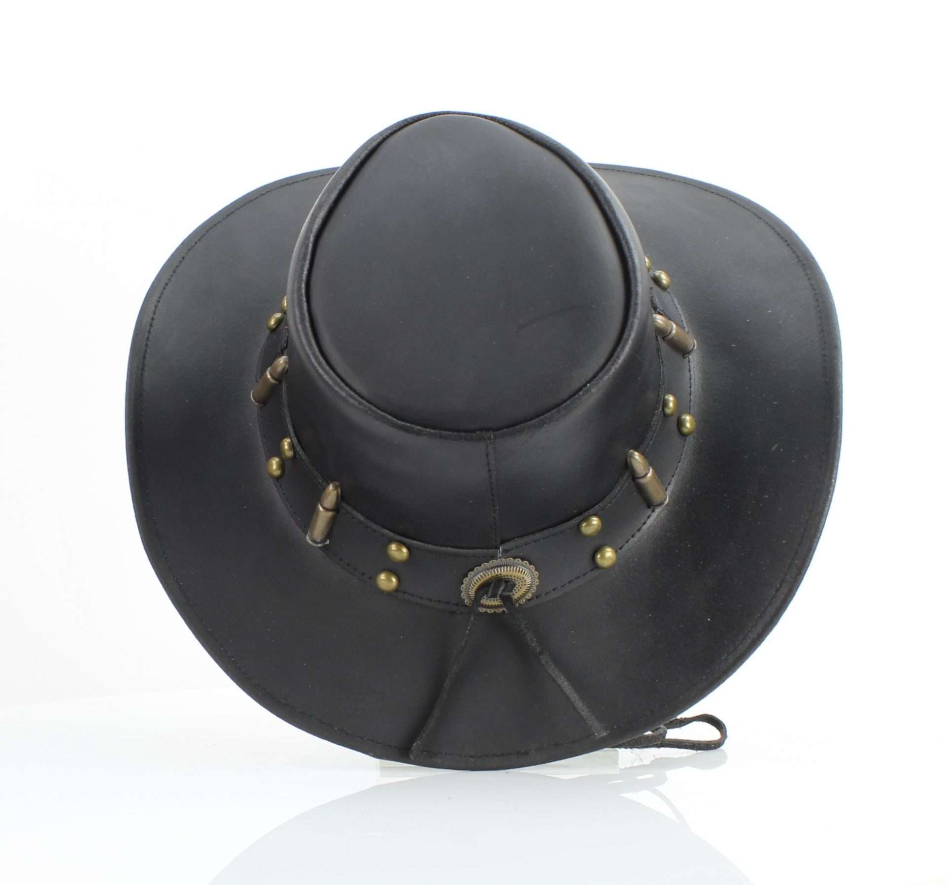 Leather Impressions Inc - Wholesale Cowboy Hat - Unisex - Shapeable Cowboy Hat with 12 Gauge Bullet Slice & Embellishe7