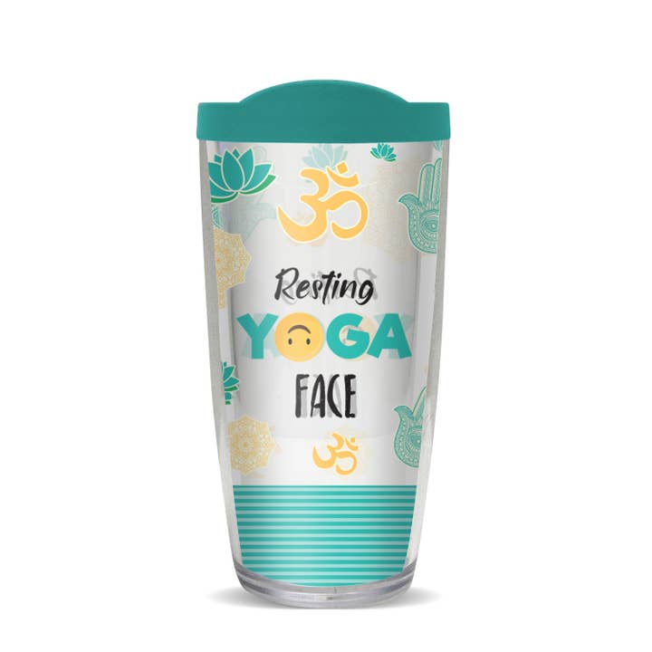 Resting Yoga Face Tumbler for wholesale by FREEHEART