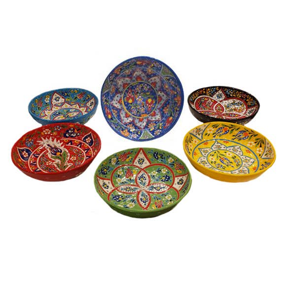 Access by Mediterranean Concepts - Wholesale Serve Bowl - Relief Design Ceramic Rice/Pasta Bowl