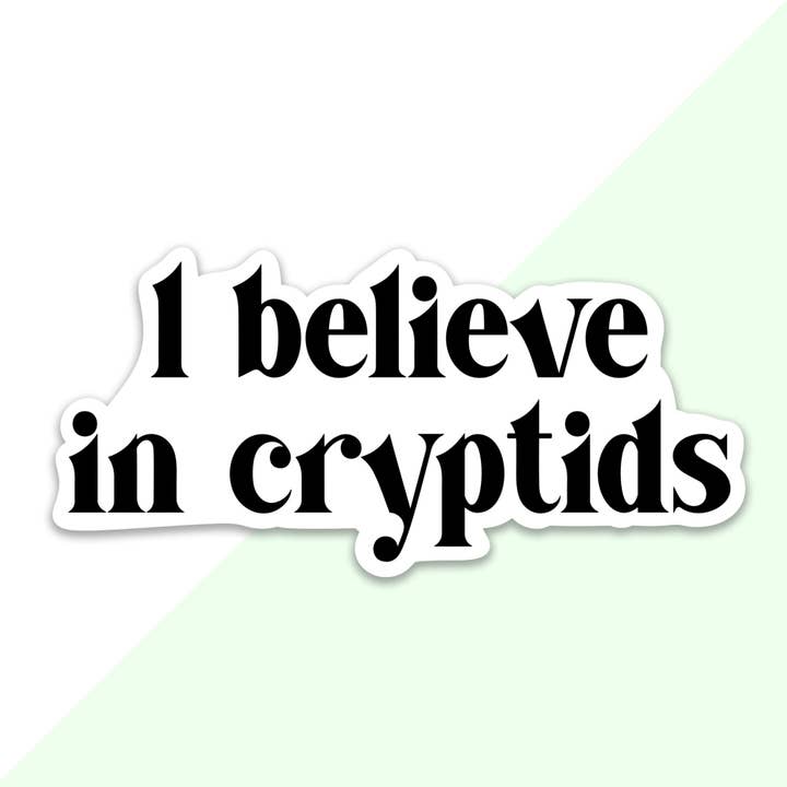 Ik geloof in cryptiden sticker voor wholesale door Frog Beary