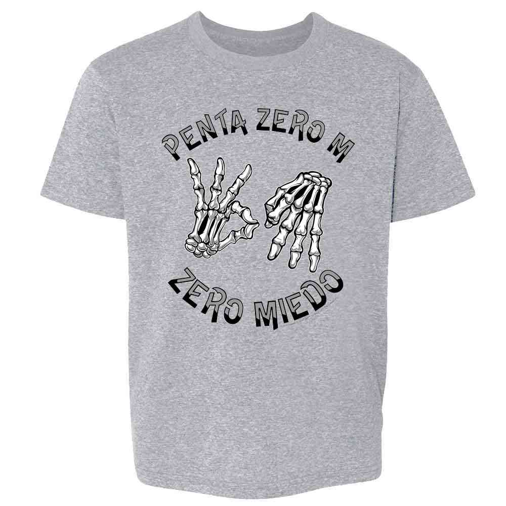 Pop Threads - Vendita all'ingrosso Maglietta serigrafata - Bambini - Penta Zero M Zero Miedo Luchador Lucha Libre Bambini5