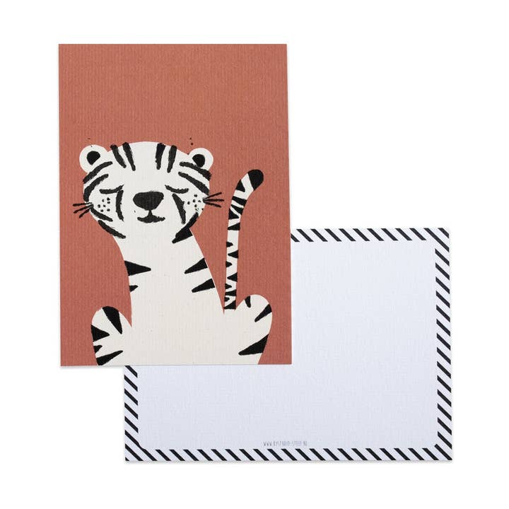 Tiger || Postcard for wholesale by By Studio-Steef