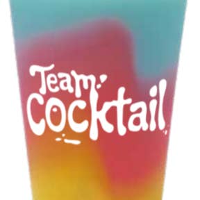 Team Cocktail – wholesale Shotglas – Team Cocktail Logo Silikonshotglas (Aurora)