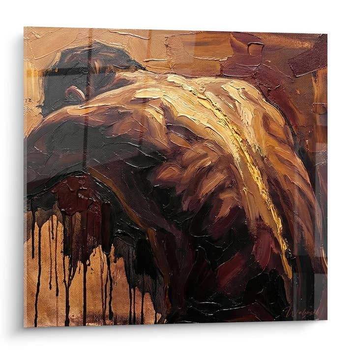 Tableau Force Brute - Puissance et Détermination - Edition Musculation pour la vente par Walensky