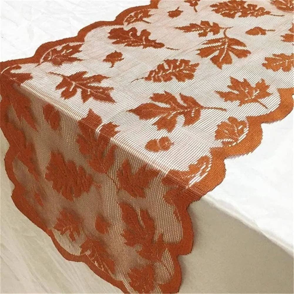 Kate Tuesday Jewelry – wholesale Table runner – Pumpkin Thanksgiving Fall Holiday Table Runner1