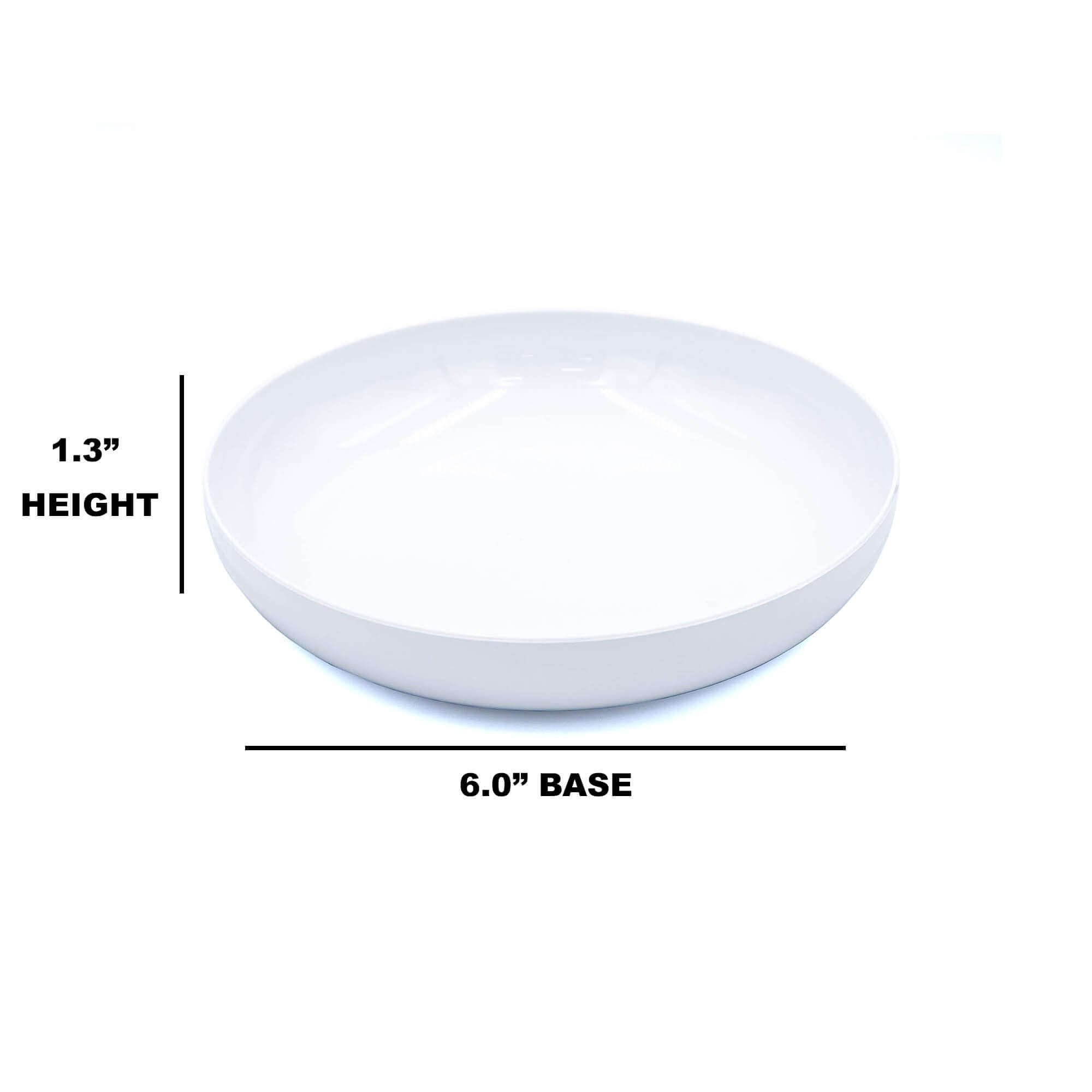 UNIMIX FLORAL - Vente Assiettes/plats/bols de décoration - Soucoupe à vaisselle en plastique, motif floral, mariage et vacances, 6 po4