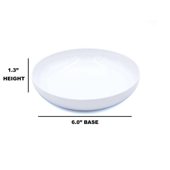 UNIMIX FLORAL - Wholesale Decorative Plate/Dish/Bowl - Plastic Dish Saucer, Floral, Wedding & Holiday 6"4