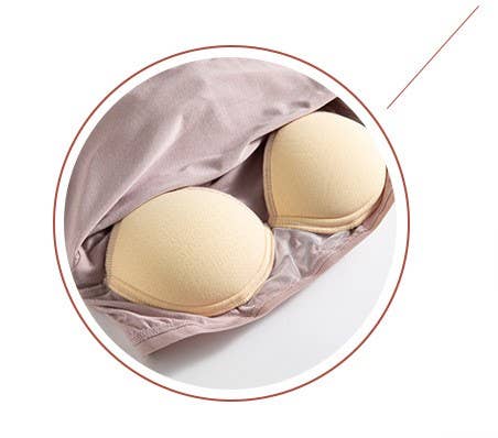 HIDDENBRAND - Wholesale Dress - Women's - Daily built-in bra tank dress lounge sleeveless dress5