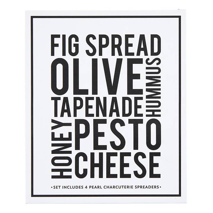 Pearl Charcuterie Book Box - Spreaders for wholesale by Santa Barbara Design Studio by Creative Brands