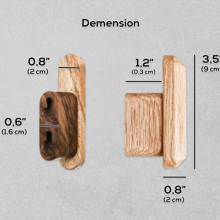 thehrdwood – Großhandel Wandhaken – Wandgarderobenhaken 2.01