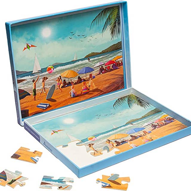 Assistex – wholesale Pussel - Vuxen – Demens pussel 36 Stora bitar pussel - Strand