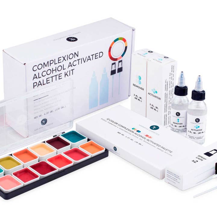 Narrative Cosmetics - Wholesale Face Makeup Palette - 12 Color Complexion Alcohol Activated Palette4