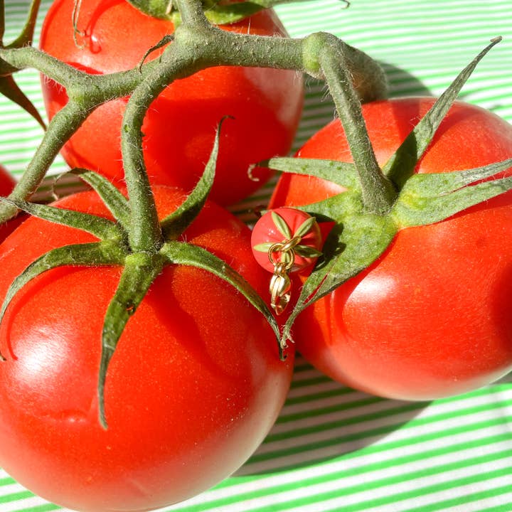 Bold Blossom Shop - Wholesale Keychain - Women's - Tomato Bag Charm1