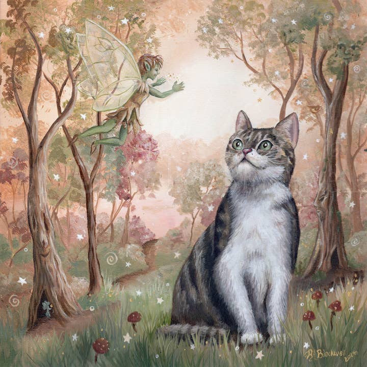 Un enchantement familier - Petite giclée pour la vente par Ethereal Earth